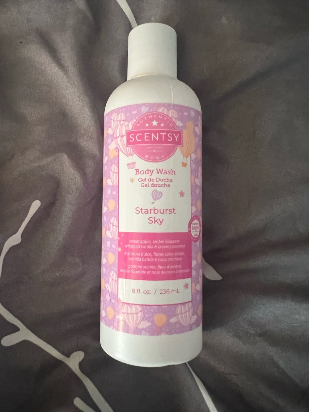 Scentsy Starburst Sky Pink & Purple Body Wash